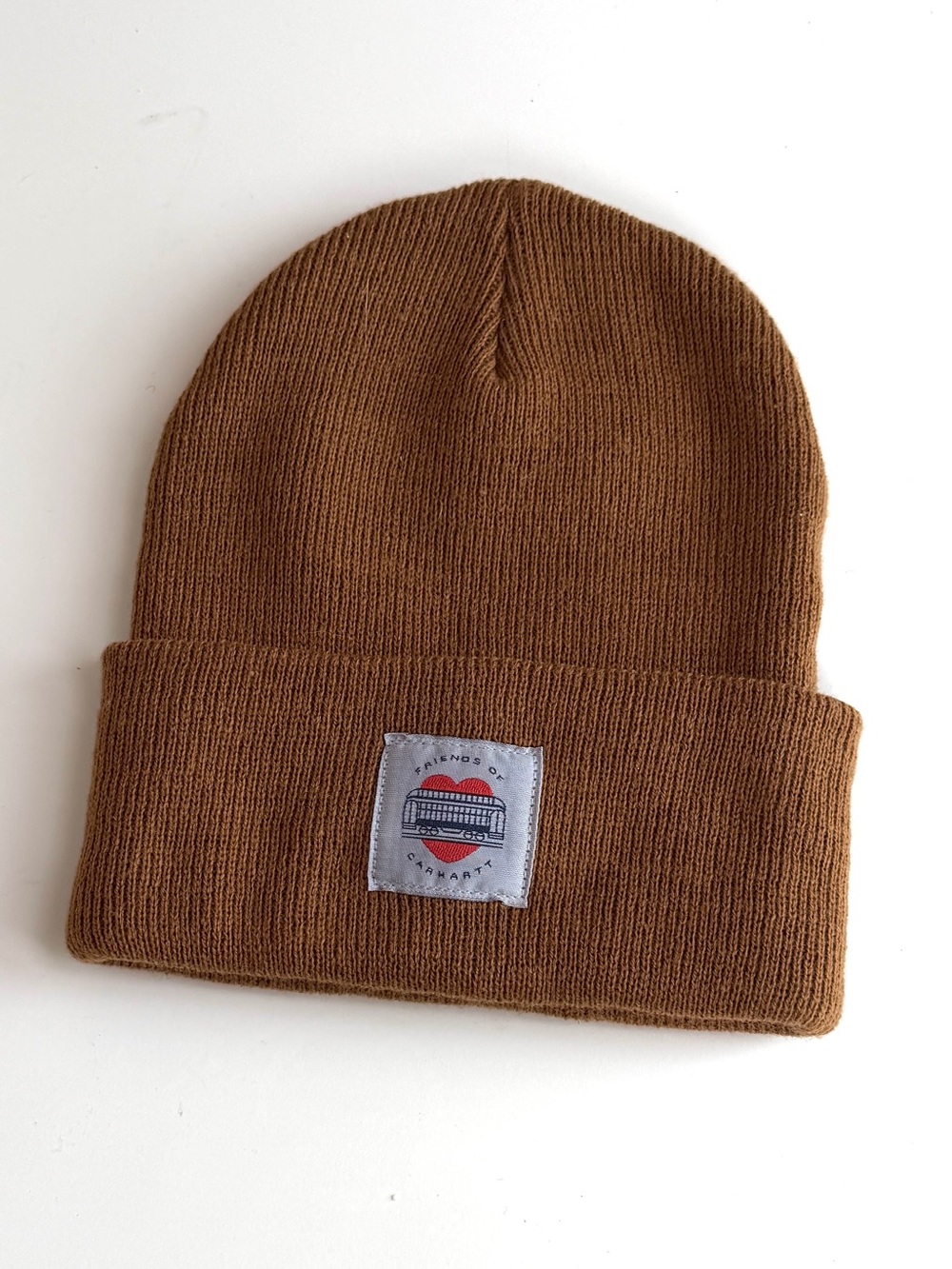 Carhartt 105095 “Friends of Carhartt” Graphic Beanie Brown
